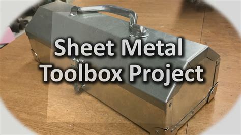 how to make a tool box out of sheet metal|how to cut sheet metal box.